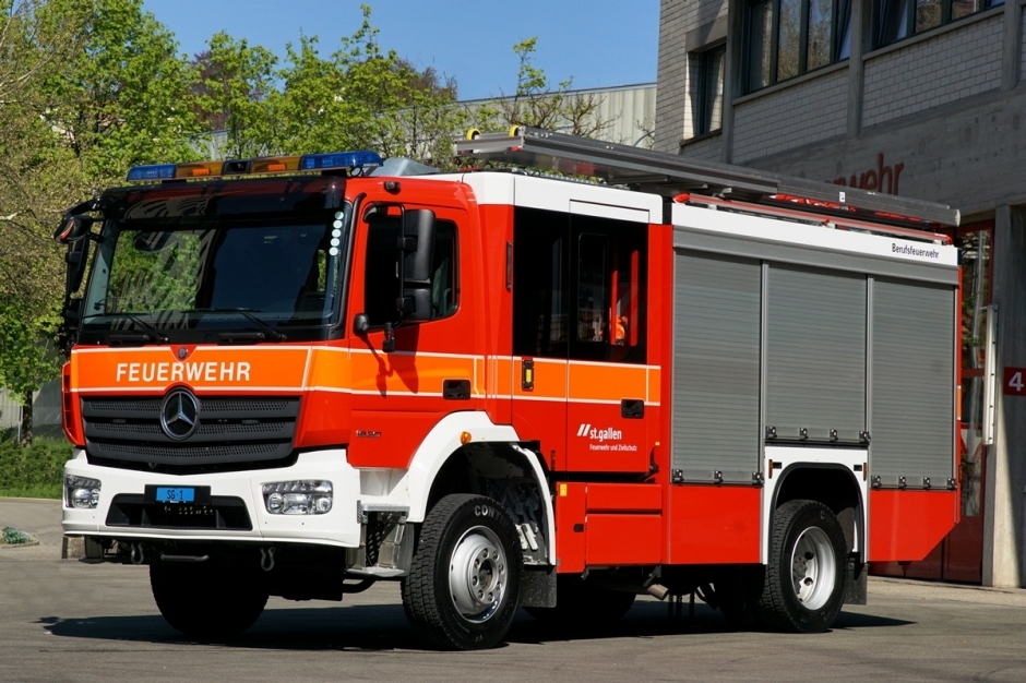 Tanklöschfahrzeug der Feuerwehr St.Gallen